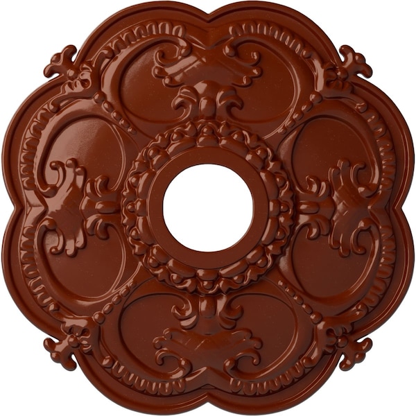 Ekena Millwork Rotherham Ceiling Medallion (Fits Canopies up to 3 1/2"), 18"OD x 3 1/2"ID x 1 1/2"P, Firebrick CM17ROFIF - main
